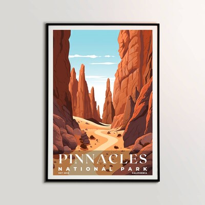 Pinnacles National Park Poster, Travel Art, Office Poster, Home Decor | S3 - image2